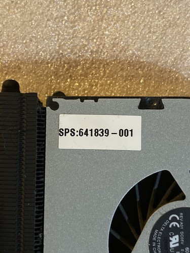 For HP Elitebook 8460P 6460B 8470P 14" Heatsink & Fan 642767-001 641839-001 - Picture 4 of 4