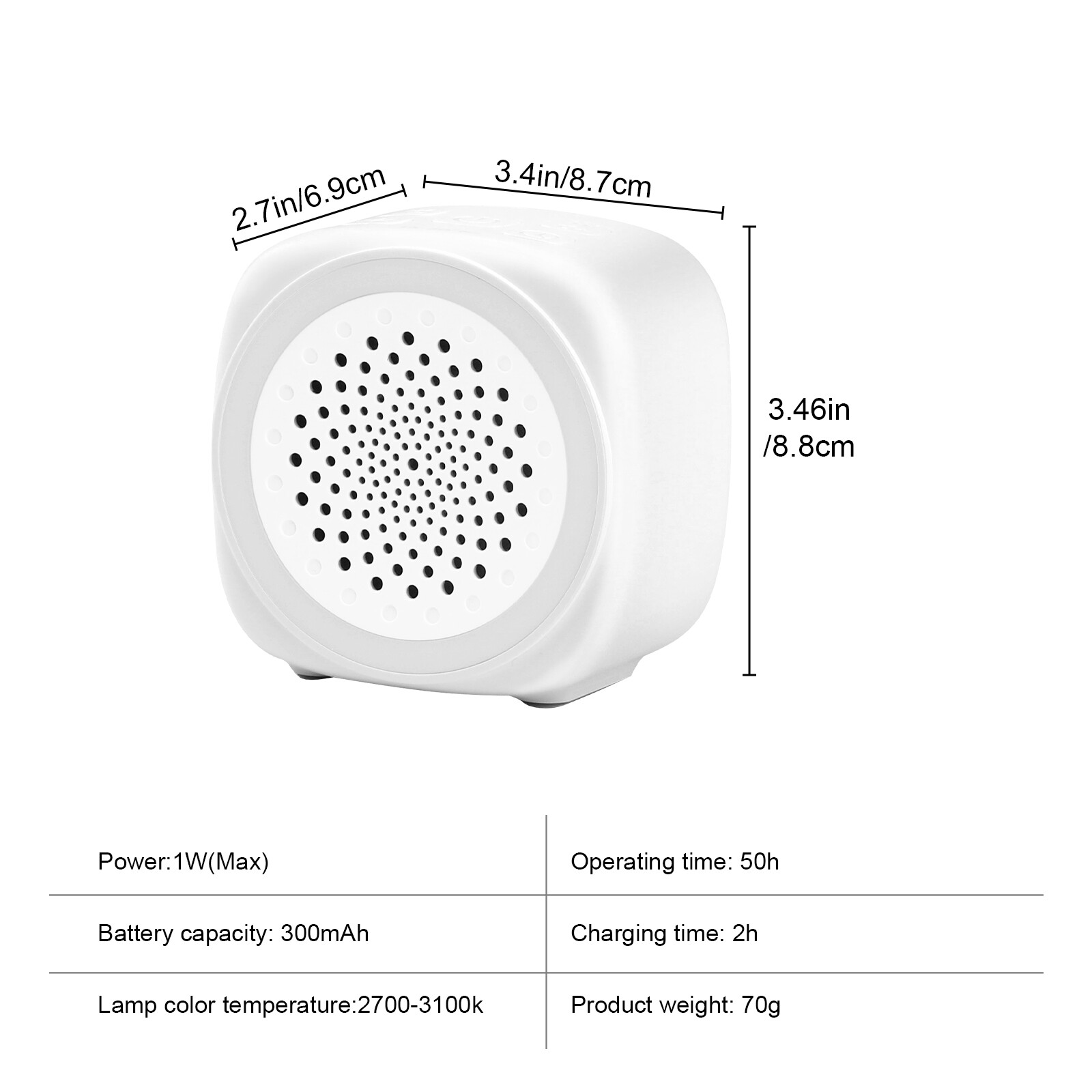 Portable Q9 White Noise Sound Machine–26 Relaxing Sleep Sounds, Timer Function