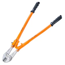 VEVOR Bolt Cutter 24" Lock Cutter Bimaterial Handle with Rubber Grip Alloy Steel