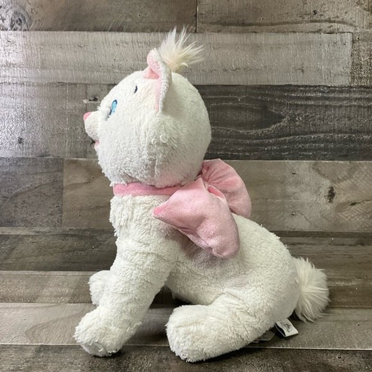 Disney Store Marie The Aristocats White Cat Pink Bow 13 
