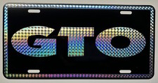 Gto Prism Metal License Plate Retro 1970s Pontiac Judge Street Freak 400 455