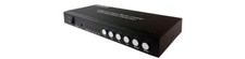 4-Channel HD 1080P Quad Video Multiplexer RS232 Distant Control