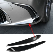 Black Steel Bumper Corner Cover Trim anti-rub Lip For Lexus ES350/300H/250 19-22