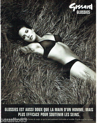 REKLAME WERBUNG 016 1996 GOSSARD sous vetements Glossies