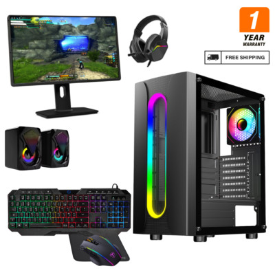 Schneller Gaming PC Bundle Core i5 16GB Ram SSD+HDD 4GB GT730 22 Zoll LIEFERUNG AM NÄCHSTEN TAG