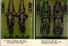 18th and 19th Century Portuguese Horse Harnesses National Coach Museum Postcard