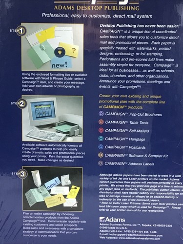 Campaign 160 Double Sided Printable Standard Postcards. Metallic Color Variety - Picture 6 of 6