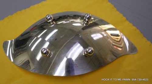 TIFFANY & CO MAKERS STERLING SILVER LARGE NUT DISH 9. 17 oz. - Picture 4 of 6