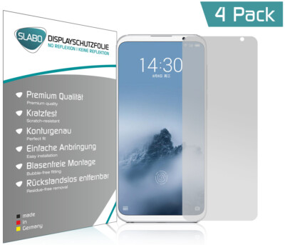 Slabo Displayschutzfolie für Meizu 16th (4er Set) MATT ''No Reflexion''