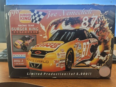 Monogram / Buck Fever Racing #87 burger King Monte Carlo '96 Joe Nemechek
