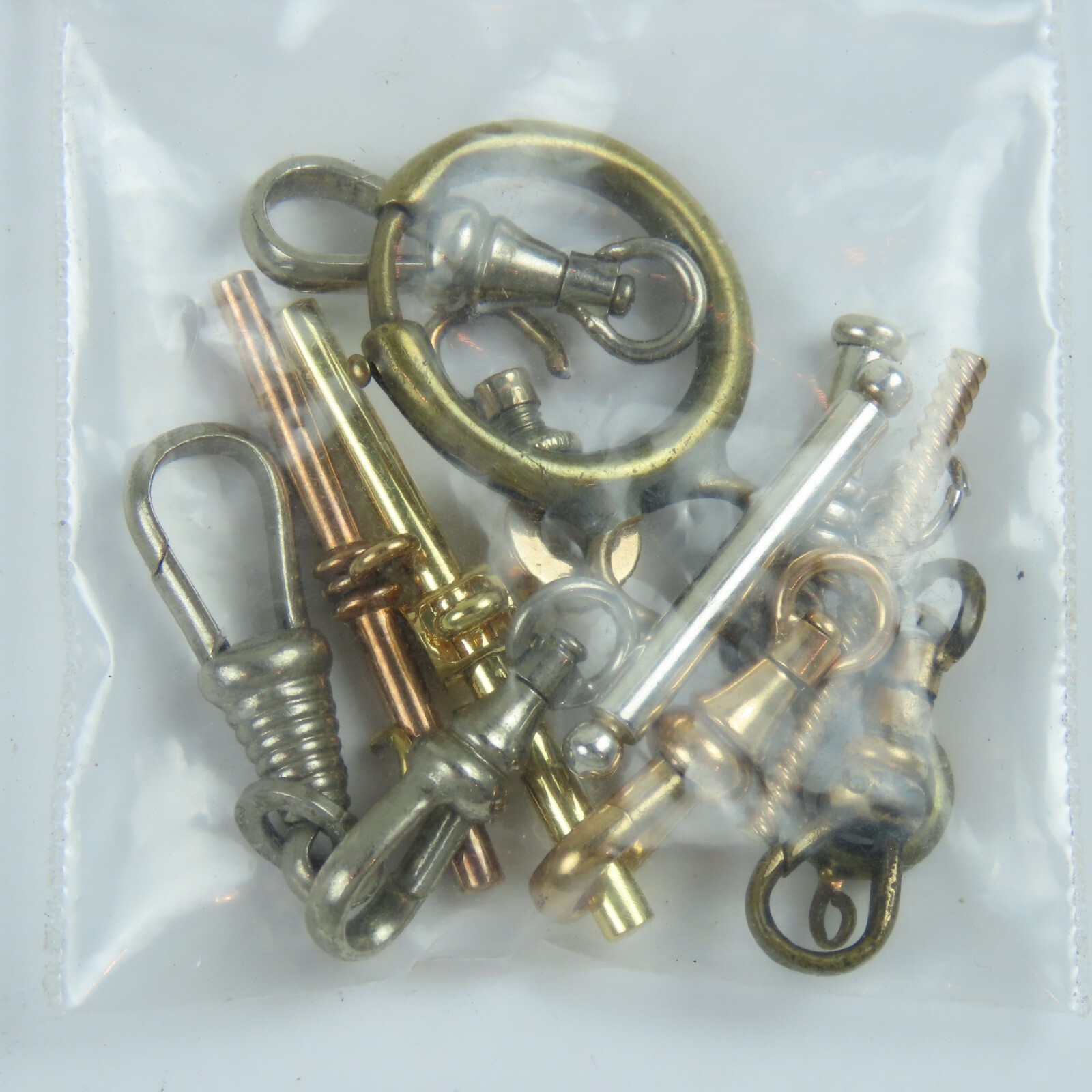Four Pocket Watch Chains & Swivels, T Bars eBay