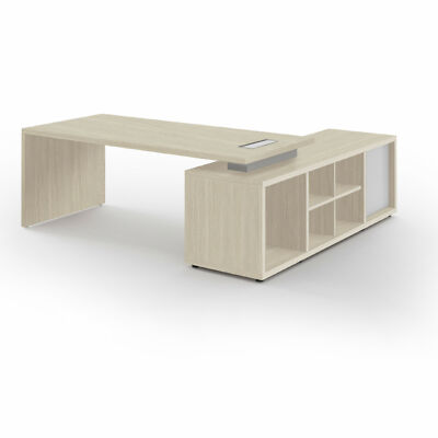 SCRIVANIA STUDIO PROFESSIONALE POSTAZIONE DIREZIONALE UFFICIO PORTA PC  210x200cm