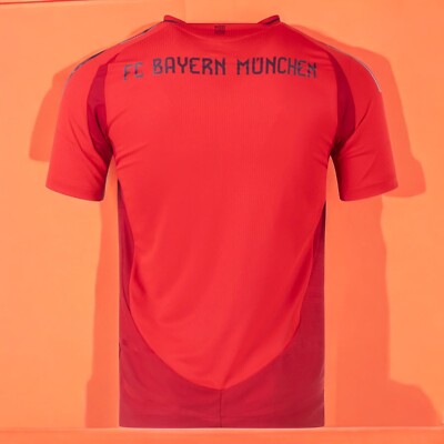 BAYER MUNICH FC HOME 24/25 - Red - Football Soccer - 3XL Slim Fit