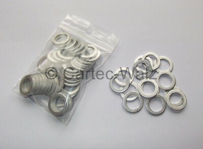 100 pieces aluminium rings aluminium sealing ring seal AL 12x21x1.5mm DIN 7603 form A