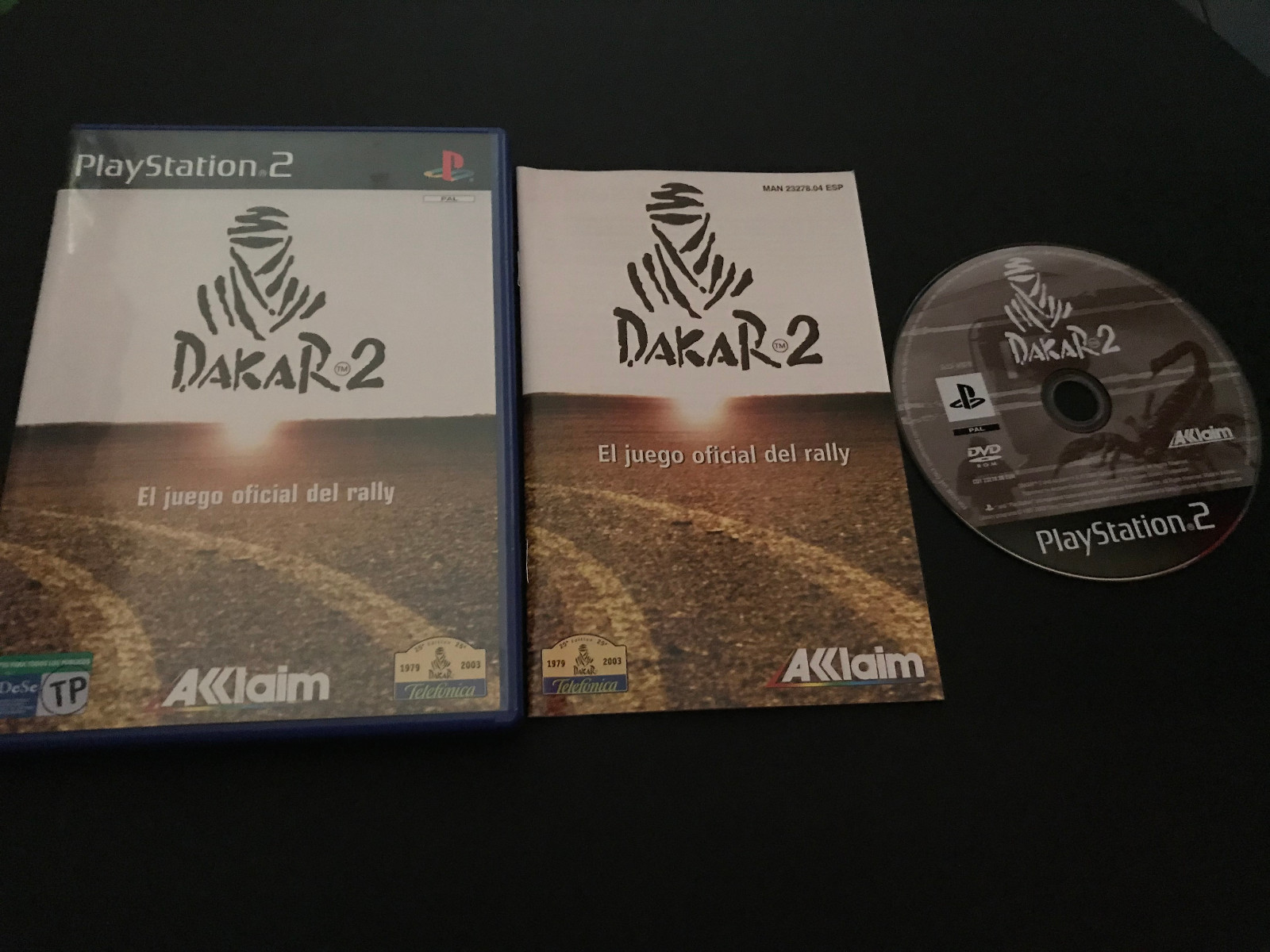 Dakar 2 PS2 Play Station 2 Pal ESPAGNOL