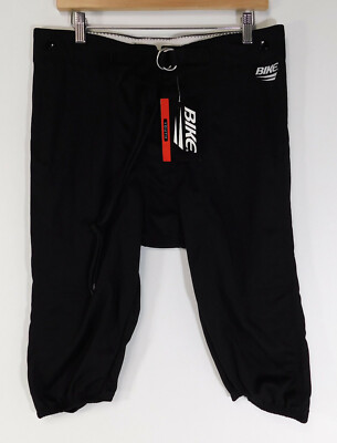 BIKE Football SHORTS in Black Drawstring BYFB50T YOUTH XL NEW WITH TAGS $19.99