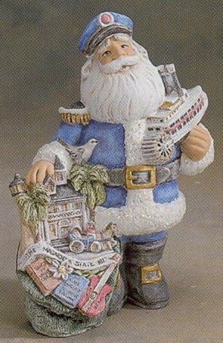 Mississippi State Santa Claus Unpainted 