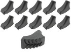 10 x Gummipuffer rechteckig Wanderstöcke Nordic Walking Füße Trekking Pads NEU