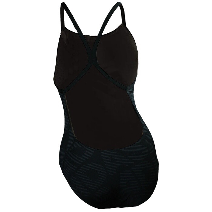 Dolfin Basic Damen Badeanzug Mit Rücken-Schnürung - Sportlicher Einteiler Für Schwimmtraining