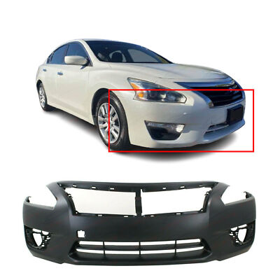 Primed Front Bumper Cover Fascia for 2013 2014 2015 Nissan Altima 