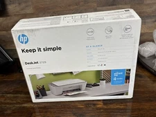 HP DeskJet 2725 Wireless All-in-One Color Inkjet Printer NEW OPEN BOX