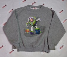 Vintage Disney Toy Story 2 Sweatshirt Kids Medium 7/8 Gray VTG