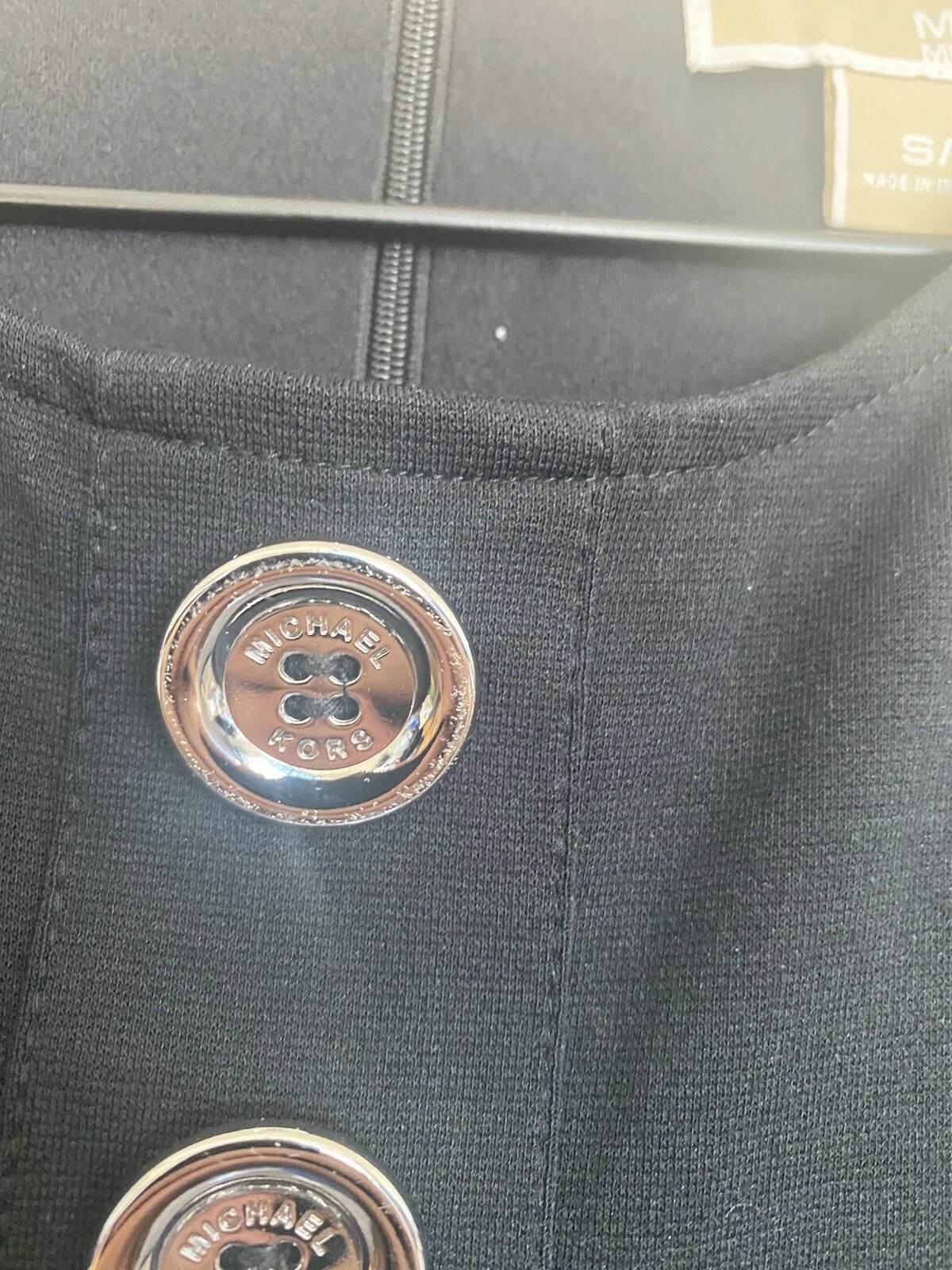 Abito Michael Kors taglia small senza maniche classico nero. Minimalista casual da ufficio