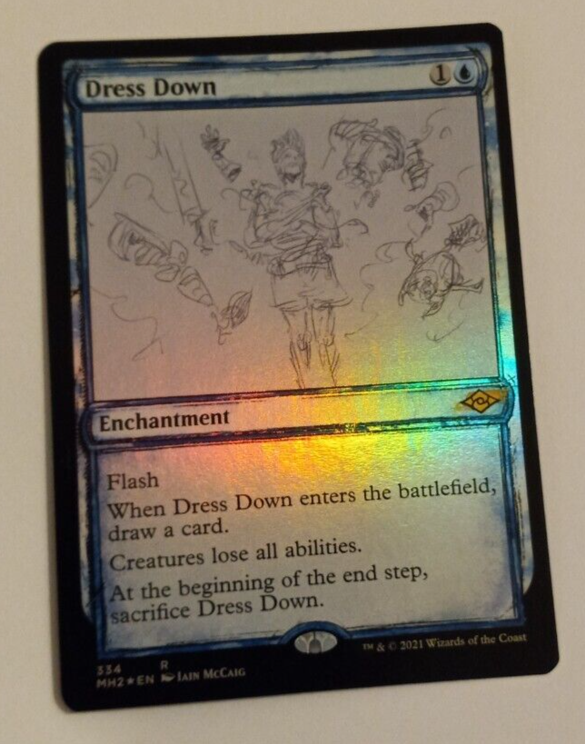 Foil Dress Down Sketch NM/M Modern Horizons 2 MH2 MTG Card-image