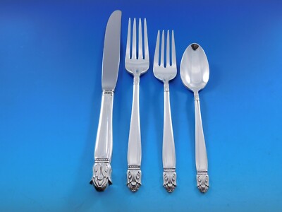 Danish Princess by Holmes & Edwards Silverplate Flatware Set 12