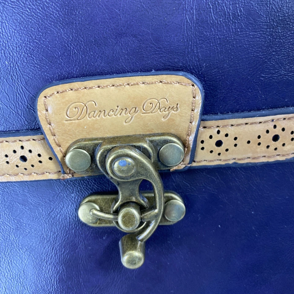 Cartera Retro Días de Baile Bolso de Mano Azul Marino Hombro Retro Prohibido Bolso Talla Única Foto 3 de 4