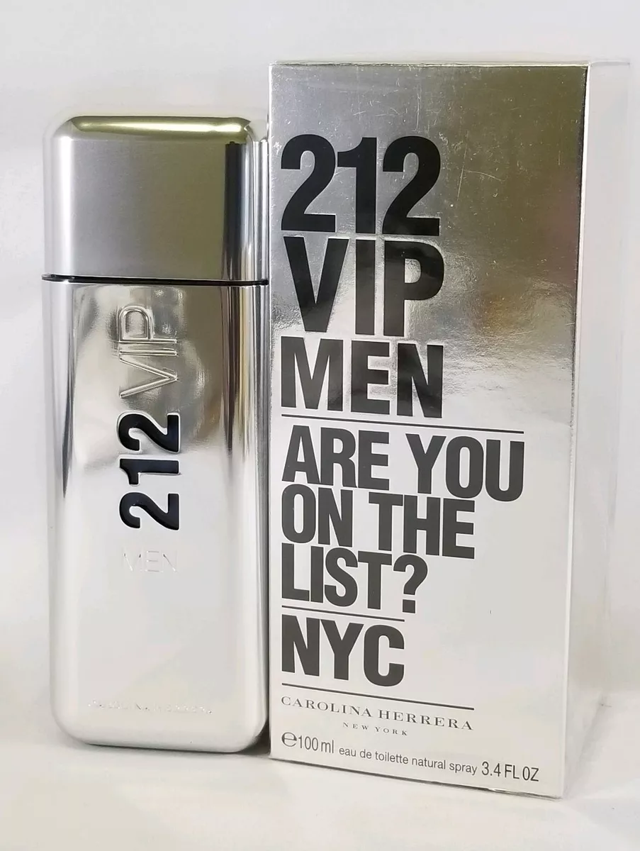 212 VIP Men by Carolina Herrera EDT Spray, Tester - 3.4 oz bottle