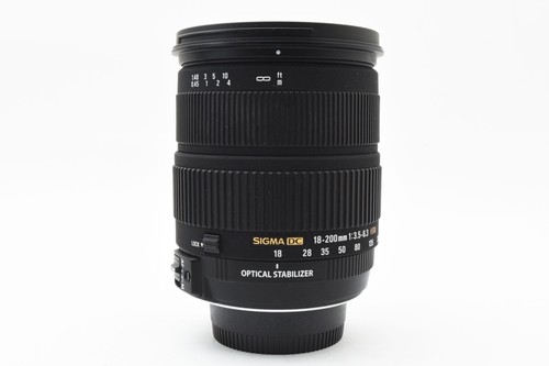 SIGMA AF 18-200mm f/3.5-6.3 DC OS HSM Lens for Nikon Excellent++ from Japan F/S - Picture 11 of 12