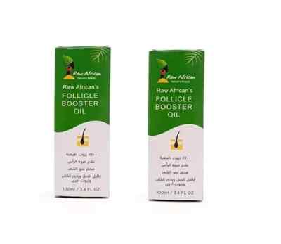 2 X 100ml Raw African Follicle Booster Öl Weichheit, Haar-Kopfhaut-Behandlung