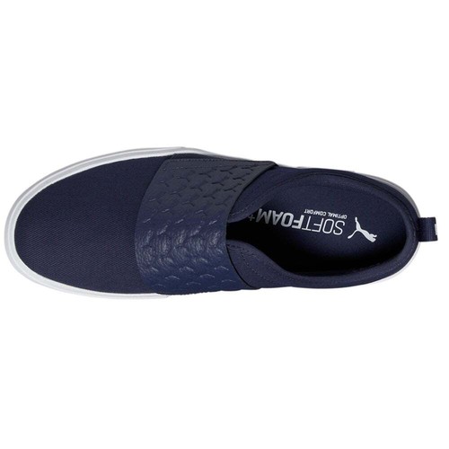 PUMA El Rey Ii Logomania Slip On Mens Blue Sneakers Casual Shoes 38729501 - 第 4/6 張圖片