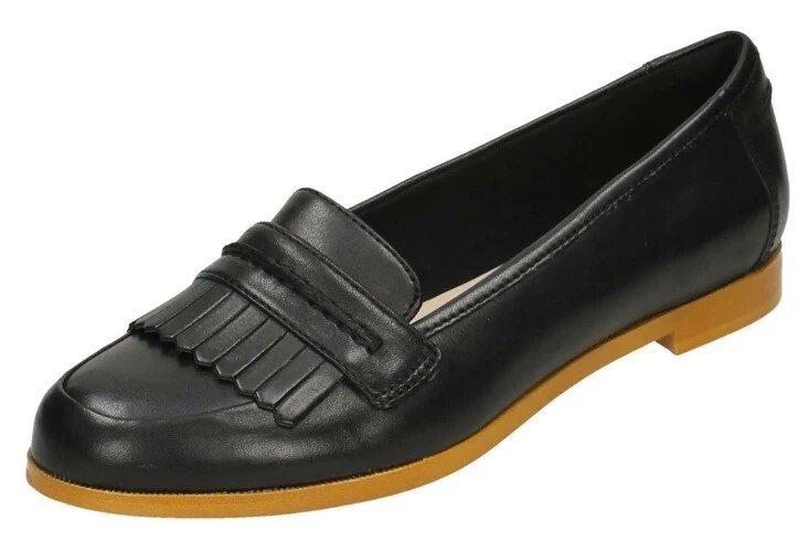 Mocassini Clarks neri UK 3D Smart