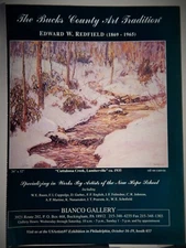 EDWARD W REDFIELD / ALFRED J MILLER ART PIECES ORIG VTG 1997 ADVERTISEMENT,