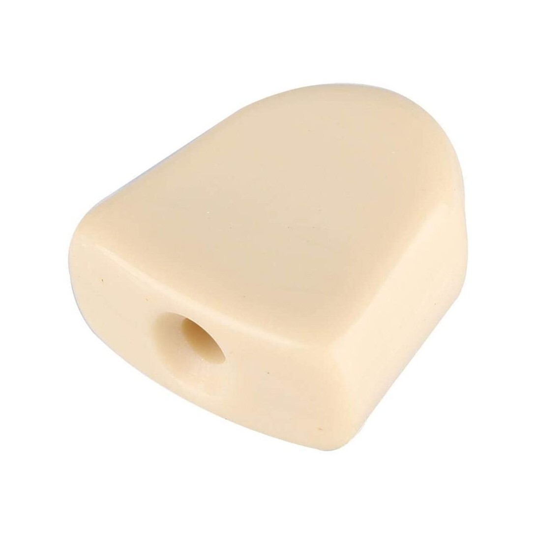 6Pcs Cream Retro Trapezoid Plastic Guitar Tuning Peg Tuners Machine Heads Button