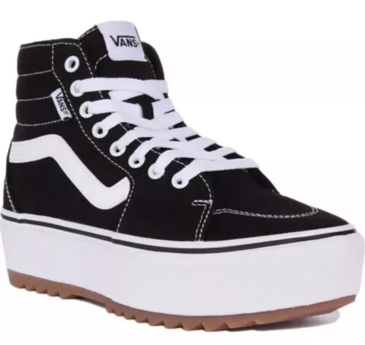 Platform Sneakers High Top Canvas Vans Men's Shoes Vans Super
