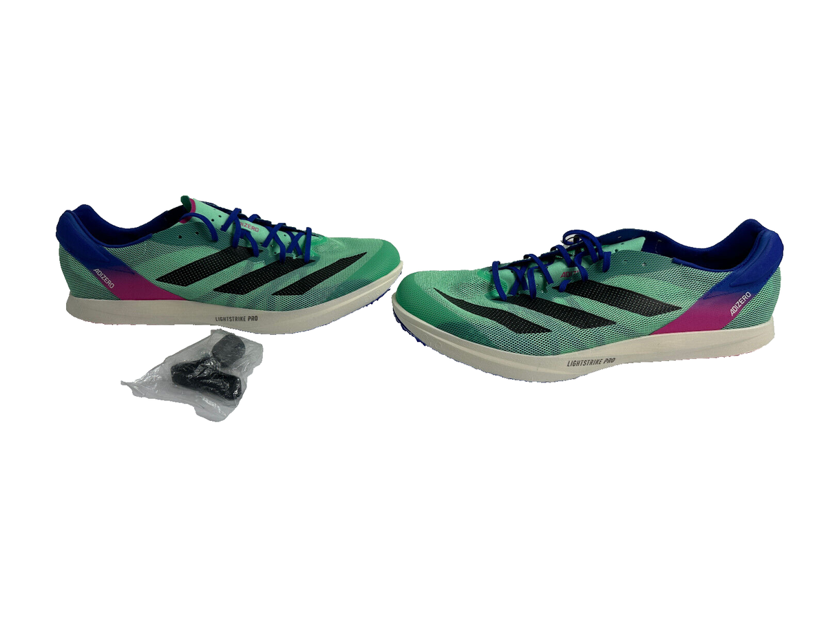 Adidas Adizero Avanti TYO Track Spikes Green Blue Men's Size