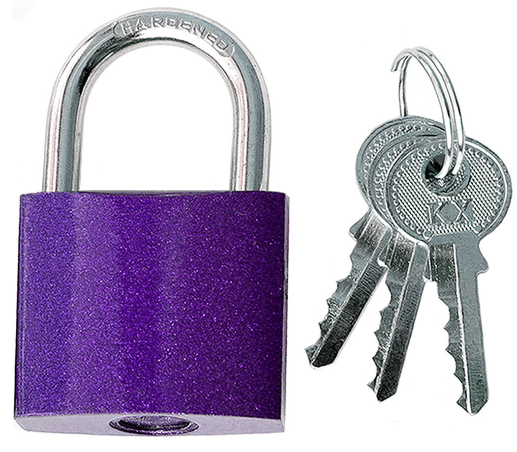 Padlock 60 mm Purple