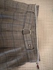 Topshop Womens Cotton Blend Plaid High-Rise Tapered Pants Gray Size 8 — photo 5