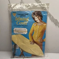 New Vintage Fashion tone cotton ironing board cover Hemlast Gustin-Kramer NOS