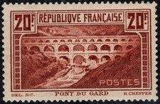 France 1929 Yv. 262 Neuf ** 100% signé 20. F, Monuments