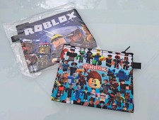 2x ROBLOX Geldb&ouml;rse M&uuml;nzbeutel f&uuml;r Schule und unterwegs 2 Designs NEU!!