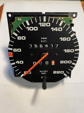 VW Golf 2 Tacho 220 km/h VDO Wegstreckenzähler 950 alte ZE Kombiinstrument