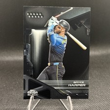 2026 Topps CHROME BLACK Bryce Harper Phillies Refractor Base Card #105