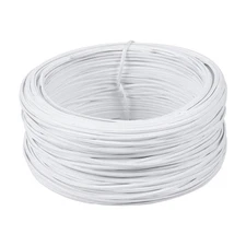 PVC Coated Garden Wire 55 Meters White for Home Use and Plant Support