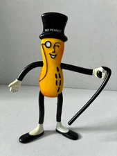 Planters Nuts Bendable Mr Peanut Figure 1991