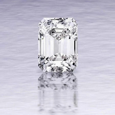 1.00 Ct CVD Certified Lab Grown Diamond Emerald Cut D Color VVS1 Loose Diamond