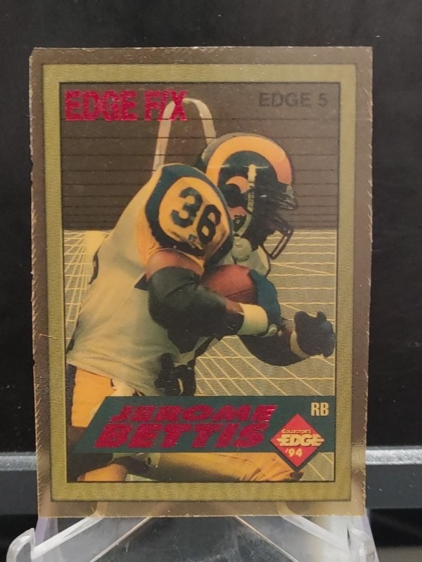 Jerome Bettis 1994 Collector's Edge F/X Edge 5 Acetate - Los Angeles Rams